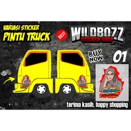 Truck door printing sticker (p.truck-1) wildbozz sticker