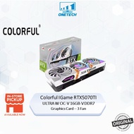 Colorful Igame RTX5070TI Ultra W OC-V 16GB-V DDR7 256Bit Graphics Card Nvidia - 3fan (White)