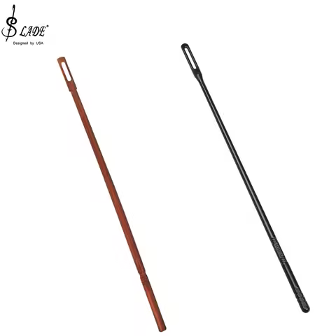 High Quality Black ABS Flute Rod Woodwind Spare Parts Professional Flute Cleaning Stick Cleaning Too