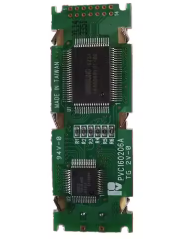 1PCS 1602 16x2 LCD Display PVC160206A Yellow Green With Backlight PVC160206 S6A0069 S6A0069X01-00 S6