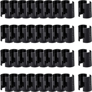 72 Pcs Wire Shelf Clips for 1" Post - 36 Pairs of Wire Rack Lock Clip Replacements for Metal Shelvin