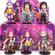 6Pcs 9cm Kpop Demons Hunters Amine Figure Derpys Tiger Rumi Mira Zoey Sussy Figurine Doll For Fans K