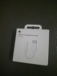 原廠 Apple USB-C 轉 3.5mm 耳機孔轉接器