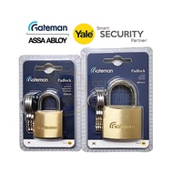 Gateman Solid Brass Padlock Part Of Yale (Size 30mm / 40mm)