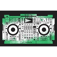 [ Express ] DJ Desk Sticker Skin (GREEN) (XDJ RR / RX / RX2 / RX3 / XZ , DDJ - SB / RB / 200 / 400)