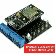 KS99 NEW SET Motor Driver L293D + NodeMCU Amica cp2102 wifi iot robot
