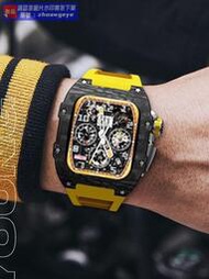 爆品 破盤價⏎Apple watch蘋果手表表帶iWatch S8表殼改裝碳纖維金屬保護殼一體