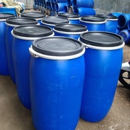 Tong Drum Plastik 160 Liter /Blue Drum Plastic /Bekas Tong ( One Order 1 Unit Only )