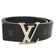 Unused Louis Vuitton LV Initials Reversible M8840 Leather Black Belt LV 0025 [Pre-owned] LOUIS VUITT