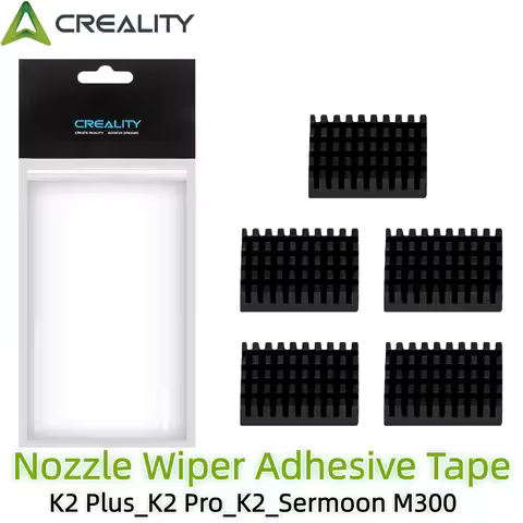 Creality Official K2 Plus Nozzle Wiper Adhesive Tape,5PCS Nozzle Cleaning Wipe Strips for 3D Printer