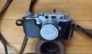 Leica IIIc Camera 相機 50厘米f2光圈鏡頭 Lens and Case