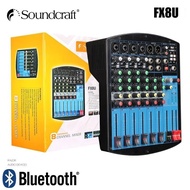 Soundcraft FX8U mixer Professional 8-Channel mixer, Support Bluetooth USB Connection, Complete Funct