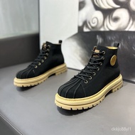 MHLeather Shoes Men's Young Men's Dr. Martens Boots Men's Shell Toe Retro Style High-Top Shoes Men's Dr. Martens Boots