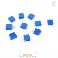 GILDAI Cermet Potentiometer, Pot Trimmer, Easy to us 3296W-104 100K Ohm Variable Resistors