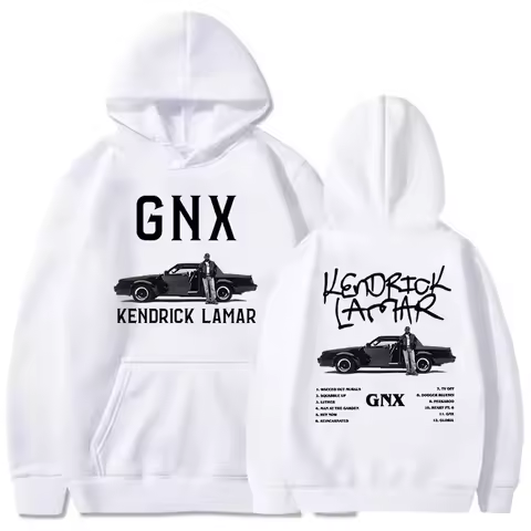 GNX Album 2024 Printing Hoodies Kendrick Lamar Rapper Rock Style Sweatshirts Unisex Streetwear Long 