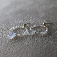 Earrings Moonstone 14k Gold Stud Earrings-Change-