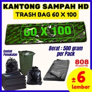 HD Black Trash Bag 60 X 100 CM / Trash Bag 500 Grams - 60x100