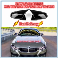 1/ 2/ 3/ 4 SERIES F20 F22 F30 F32 SIDE MIRROR COVER SHELLS CAP BMW M STYLE M2 M3 M4 LOOK GLOSS BLACK
