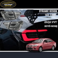 PROTON SAGA VVT 2016 - 2025 DYNAMIC DESIGN TAIL LAMP TAIL LIGHTS LED WHITE ALBINO OEM
