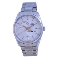 Orient Classic Sun  Moon Silver Dial Automatic RA-AK0306S10B Mens Watch