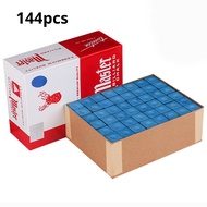 12pcs/144Pcs Kapur Billiard Chalk Master Kapur Biliar/Kapur Billiard 12 Pcs Chalk Billiard Master Ch