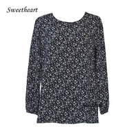 Printed Blouse Size M to 4XL ( Blouse Muslimah Bercorak )