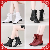 Women Jazz Dance Boots Dancing Shoes With Rubber Sole