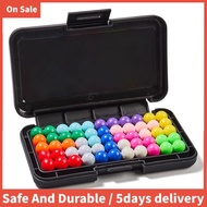 Classic Pyramid IQ 3D Puzzle Board Game with 200 Challenges and Pearl Beads for Children'S Minds