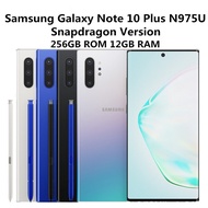 I Panda โทรศัพท์มือถือ สมาร์ทโฟน ซัมซุง Samsung Galaxy Note10+ N975U Smart Phone Samsung Note10 Plus 256GB ROM 12GB RAM Octa Core 6.8 "Snapdragon 855 LTE Cellphone