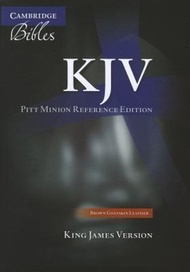 KJV Pitt Minion Reference Bible, Brown Goatskin Leather, KJ446:X by  (UK edition, paperback)