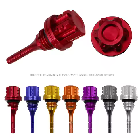 Motorcycle Engine Oil Dipstick Filler Cap Plug CNC Aluminum Alloy Motorcycle Accessories for GY6 BWS