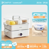 Nồi lẩu đa năng Lock&Lock Bianco Electric Multicooker 4.5L EJP154IVY màu ngà 4in1 lẩu nướng luộc hấp