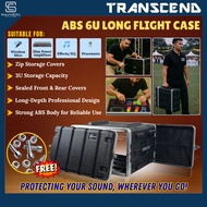 ABS 6U Long Flight Case Equipment Case For Amplifier