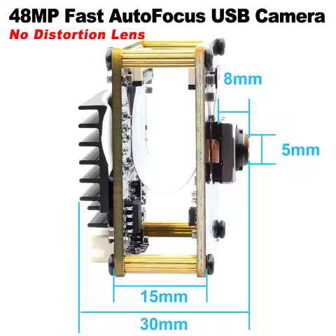 ELP Ultra HD 48MP Fast Autofocus USB Camera Module 8000*6000 UVC Free Driver USB Webcam for Document