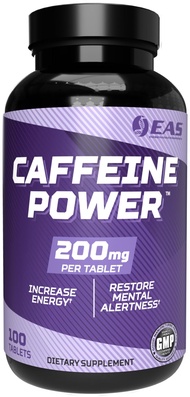 Caffeine Power 200mg | Caffeine Pills Supplement | Increase Energy & Restore Mental Alertness | Glut