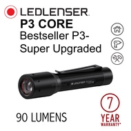P3 CORE LEDLENSER Flashlight - 90 Lumens [Led Lenser Torchlight, LED, Lampu Suluh EDC, Kecil]