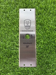 ใบมีดตัดหญ้าพร้อมกันชน ใบตัด 12นิ้ว หนา 2.0มิล เหล็ก SK-5 ของแท้100% แบรนด์ GOLD DRAKON แข็งแรง ทนท