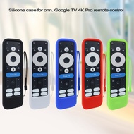 Silicone Remote Control Case Protective Covers for onn Google TV 4K Pro 2024 Smart TV Shockproof Rem