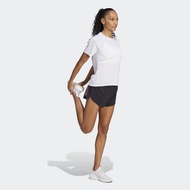 adidas วิ่ง กางเกงวิ่งขาสั้นผ่าข้าง Adizero ผู้หญิง สีดำ IK4367