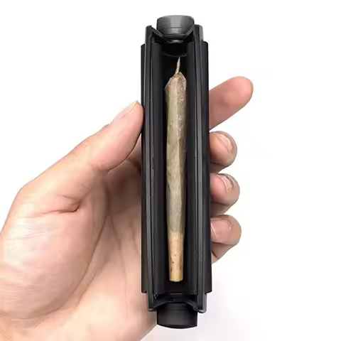 110mm Manual Cigarette Rolling Machine Portable Tobacco Roll Raw Grass Rollers Cigarette Device Mach