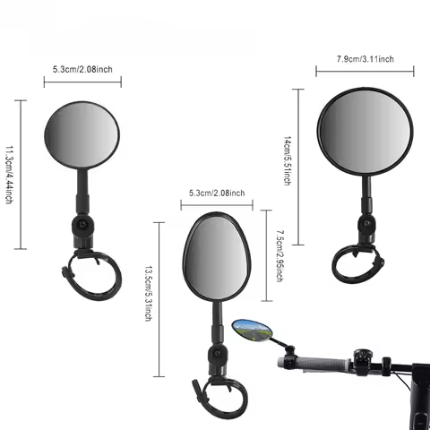 For Xiaomi M365 1S Mi3 for Ninebot Max G30 G3 G2 F3 E3 ZT3 F20 F30 F40 Electric Scooter Rearview Mir