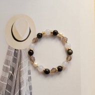擋煞避邪護身/銀曜石藍玉髓紫玉髓手鍊