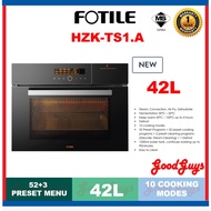 Fotile HZK-TS1 Built-in Combi Oven 42L / 4 Layers / 10 Function / 4 IN 1 / Touch Control (HZK-TS1.A)