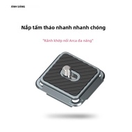 Bộ Kẹp Đĩa Tháo Nhanh Arca Đa Năng 1/4 & 3/8 Cho Máy Ảnh DSLR Gimbal Chân Máy Zhiyun Studio Ảnh
