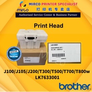 Brother J100/105/200/T300/T500w/T700w/T800w  LK7633001 Original Print Head