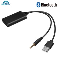 OPENMALL Bluetooth Radio Cable Adapter Universal Car Aux Bluetooth Music Audio Receiver Car Charger 