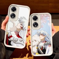 White Casing for OPPO A98 A17K A18 A58 A38 A60 A78 A17 5G S97 InuYasha