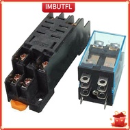 【IMBUTFL】LY2NJ DIN Rail Small Electromagnetic Relay Coil Power Relay DC12V DC24V AC24V AC110V AC220V