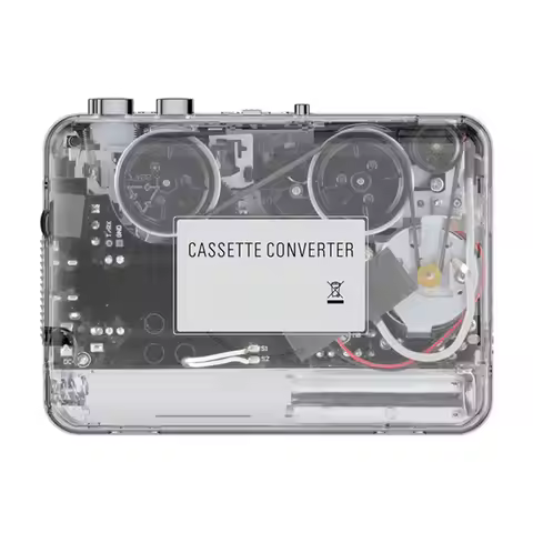 VO-Cassette Player Cassette To MP3 Player With A Fully Transparent Capture Audio Music Player Tape C
