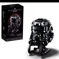 Compatible with Lego Building Blocks Star Wars 75274 Titanium Fighter Pilot Helmet Mask Boy Assemble